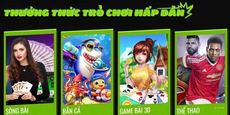 Kho tàng game khi dùng điện thoại